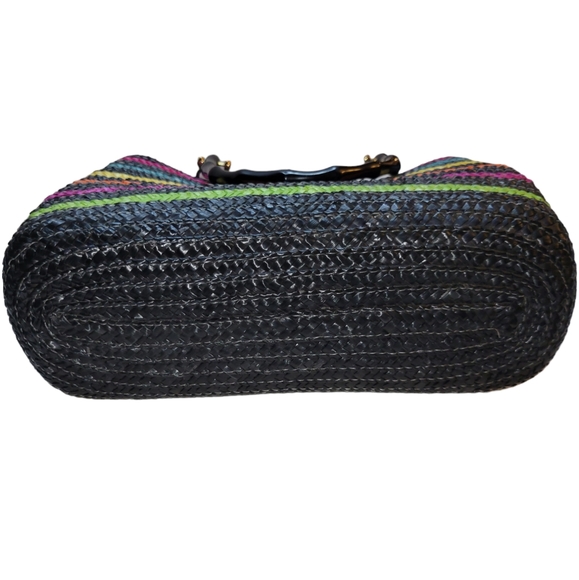 100% Wheat Straw Satchel Colorful - Picture 3 of 8